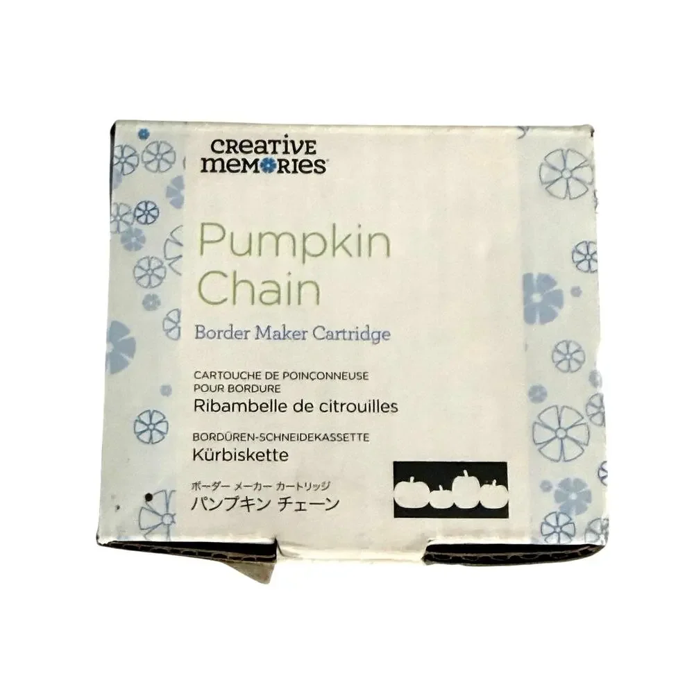 New in box creative Memories pumpkin chain border maker cartridge